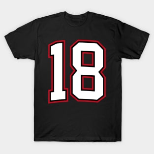 Number Eighteen 18 T-Shirt